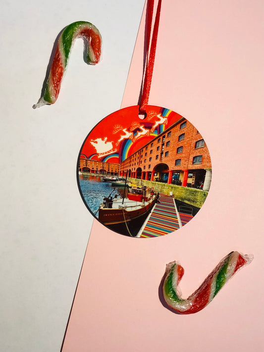 Albert Docks Christmas Decoration