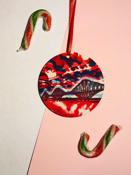 Forth Rail Bridge Christmas Decoration