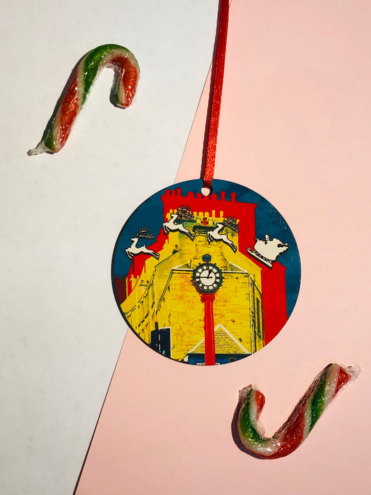Hilltown Clock Christmas Decoration