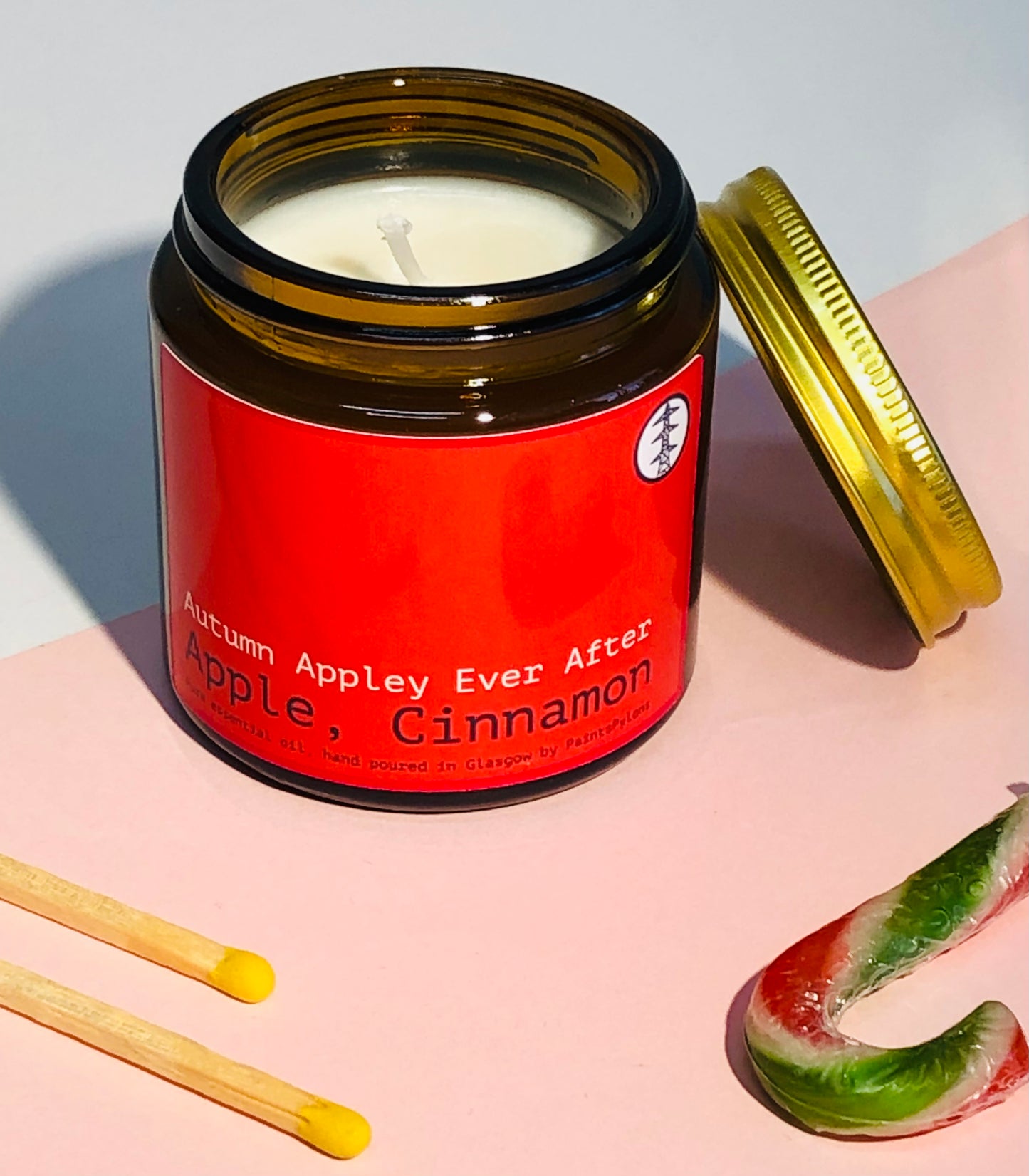 PaintsPylons Christmas Jar Candle
