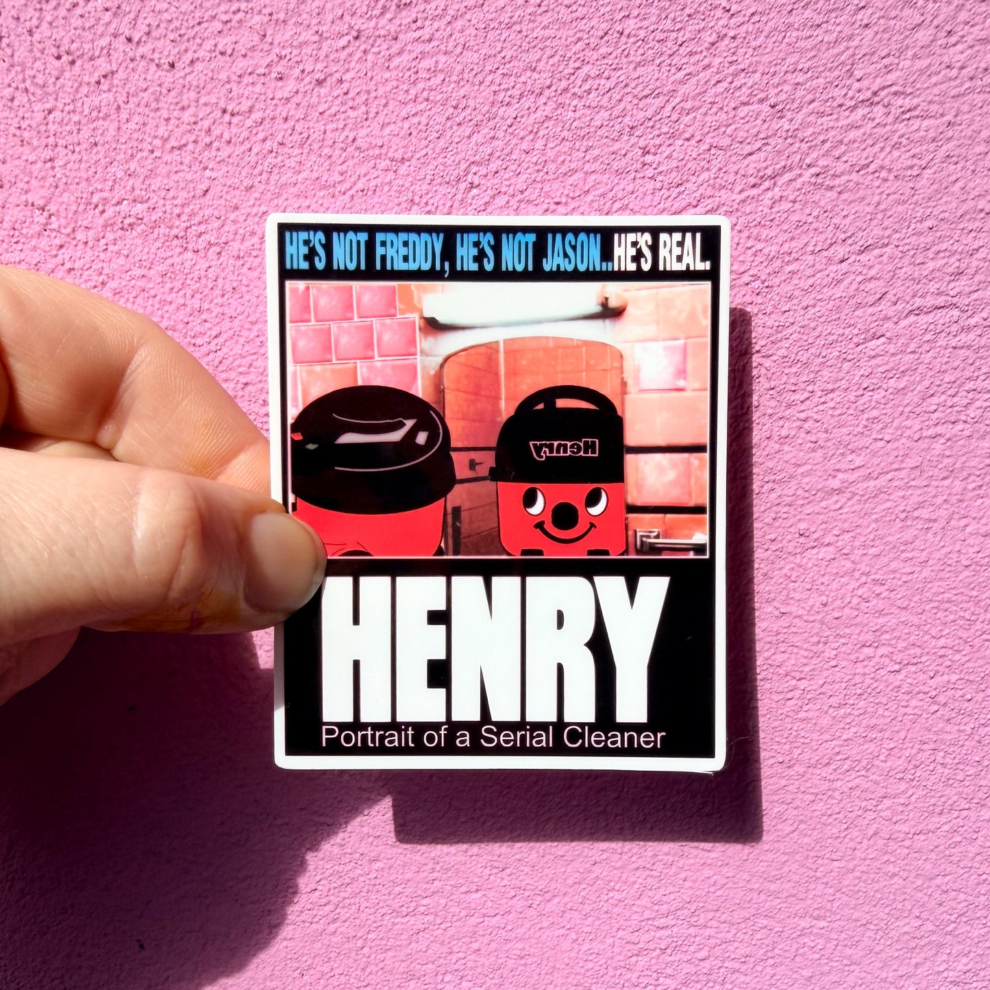 Henry Portrait of a Serial Cleaner Sticker