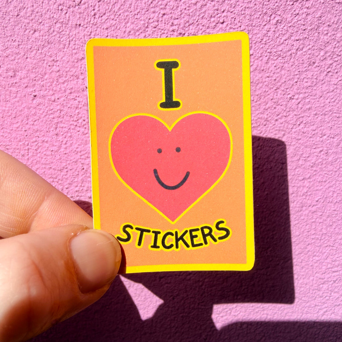 I Love Stickers Sticker