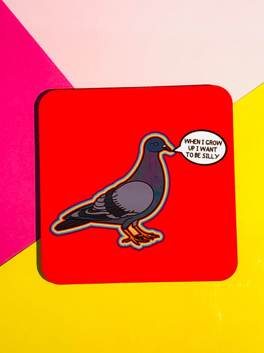 Silly Pigeon Coaster