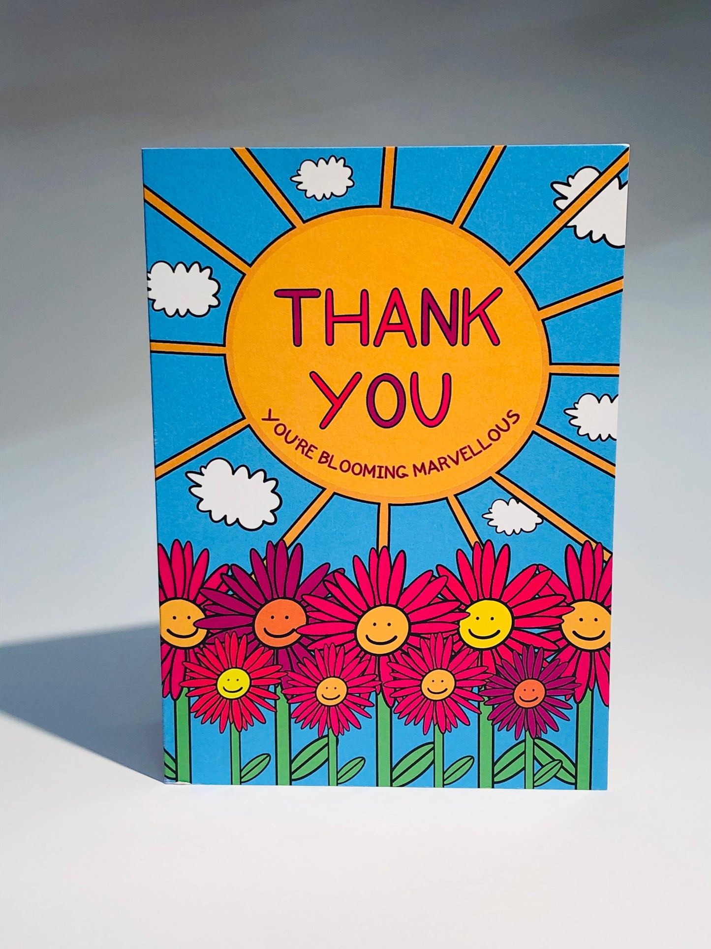 Blooming Marvellous Thank You Greetings Card