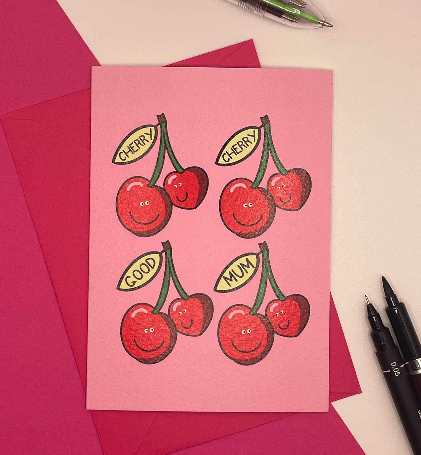 Cherry Good Mum Card