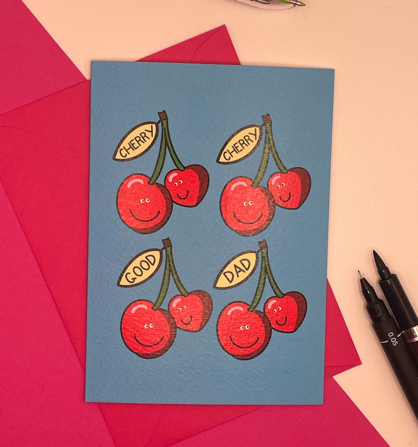 Cherry Good Dad Card