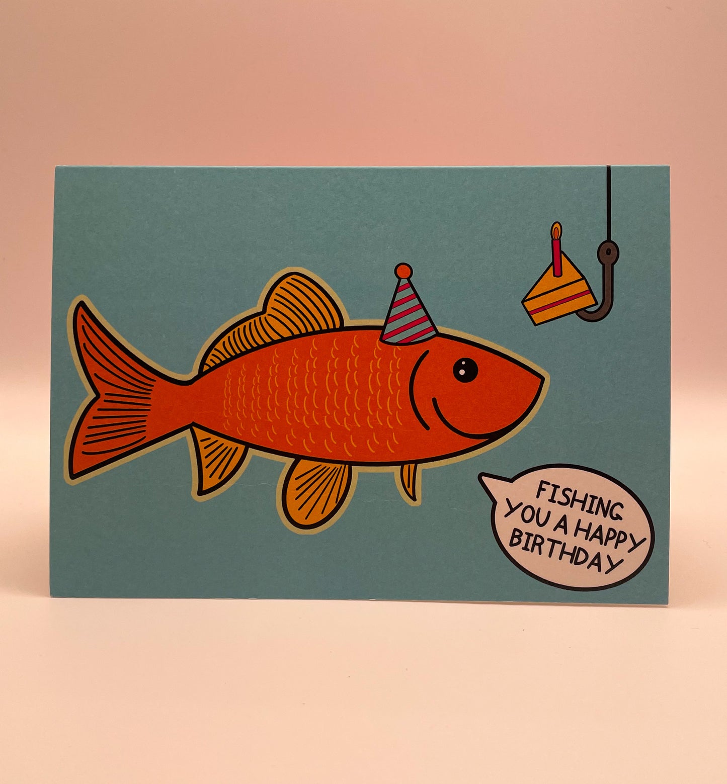 Fish Birthday Greetings Card