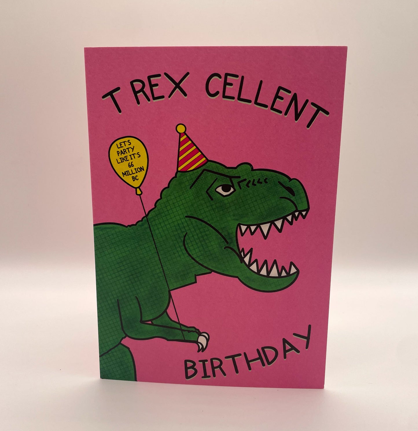 T Rex Birthday Card