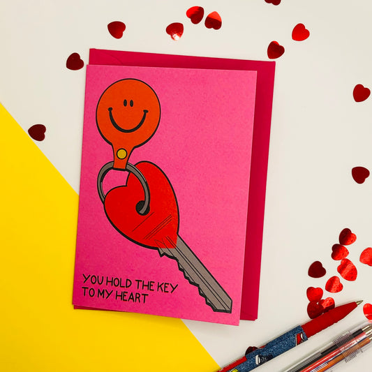 Key to my Heart Card
