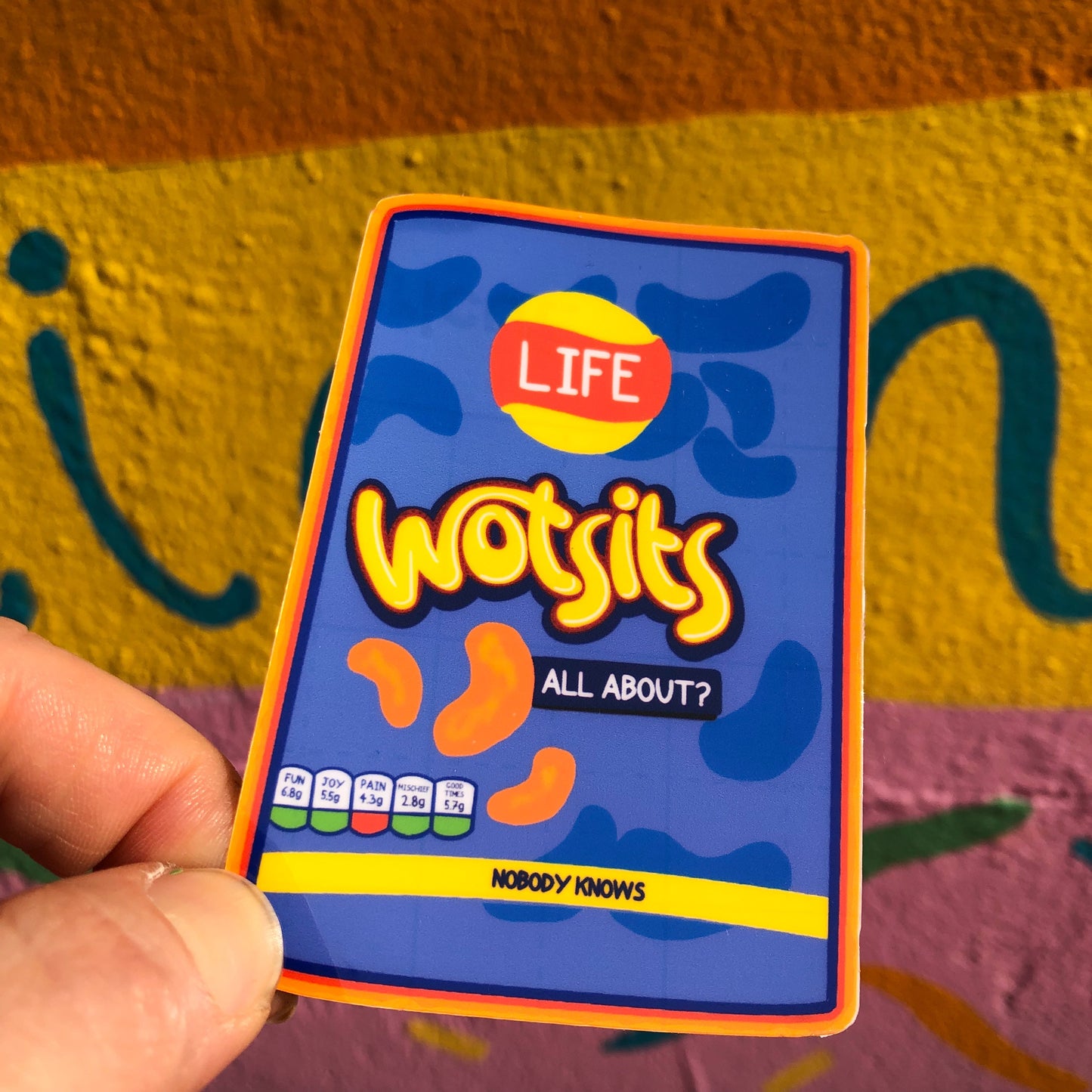 Wotsit All About Sticker